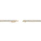 Lab Grown White Sapphire Tennis Necklace
