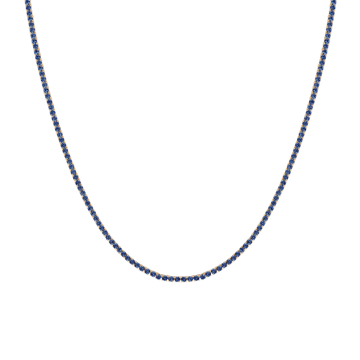 Blue Sapphire Vermeil Yellow Gold 7ct First