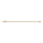 Lab Grown White Sapphire Bezel Tennis Bracelet