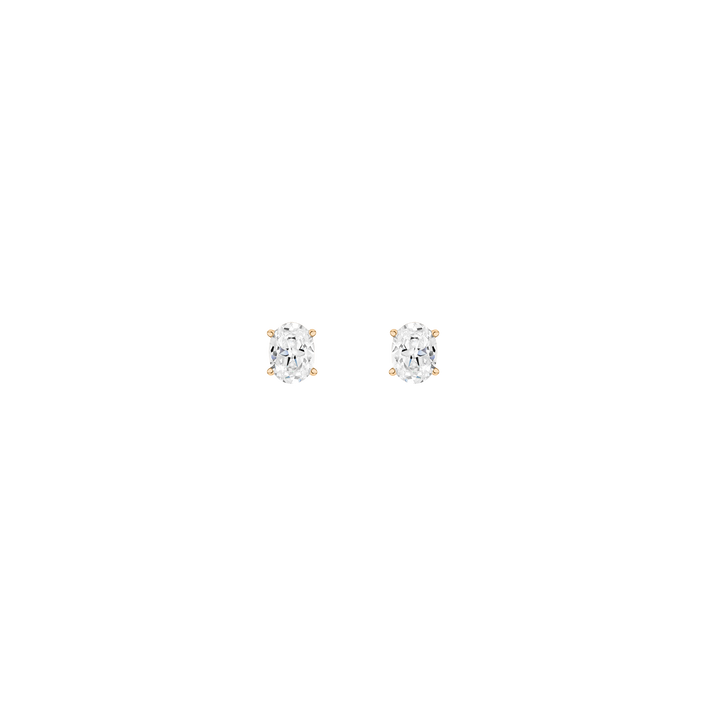 Luxury Oval Lab Grown Diamond Studs