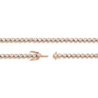 Lab Grown Diamond Bezel Tennis Necklace