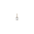 Emerald Cut Tennis Charm Pendant