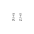 Lab Grown Diamond Pear Drop Earrings