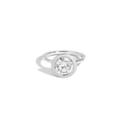 3ct Round Lab Grown Diamond Bezel Ring
