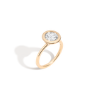 2ct Round Lab Grown Diamond Bezel Ring