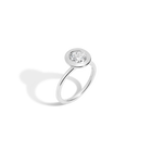 1ct Round Lab Grown Diamond Bezel Ring