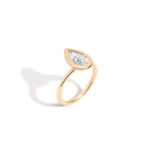 1ct Pear Lab Grown Diamond Bezel Ring