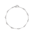 0.5ct Lab Grown Diamond Bezel Bar Chain Bracelet