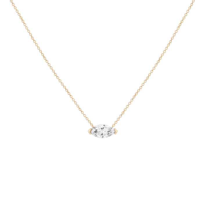 0.75ct Marquise Lab Grown Diamond Necklace