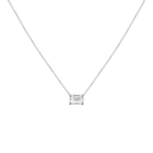 0.75ct Emerald Lab Grown Diamond Necklace