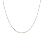 7ct Three-Prong Lab Grown Diamond Tennis Necklace