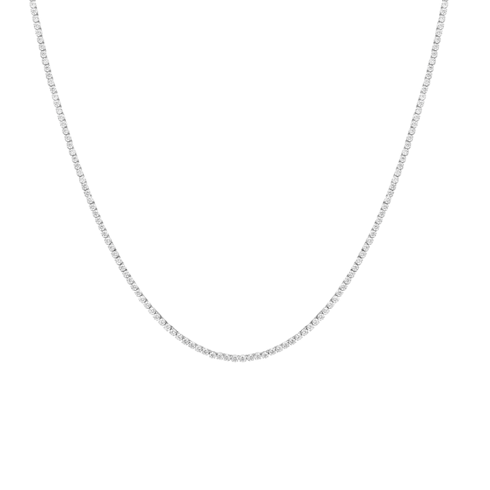 7ct Lightweight Lab Grown Diamond Tennis Necklace