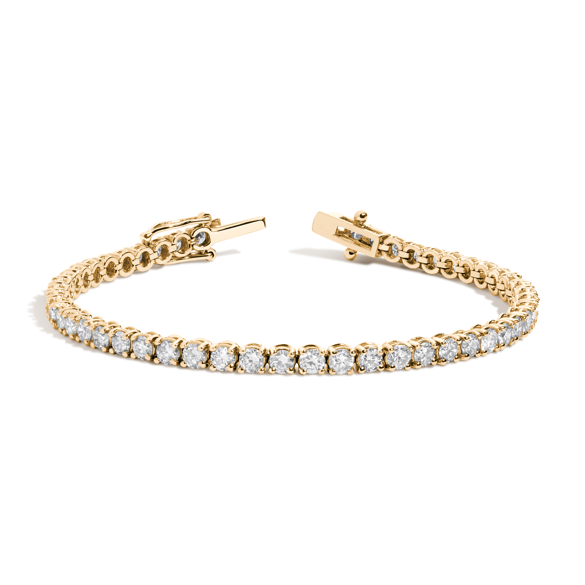 6ct Natural Diamond Tennis Bracelet 14k Yellow Gold 6in 6.5in 7in 7.5in First