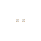 1ct Oval Lab Grown Diamond Stud Earrings