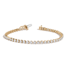 5ct Three-Prong Lab Grown Diamond Tennis Bracelet