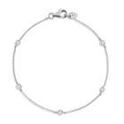 Lab Grown Diamond Station Bracelet