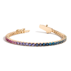 Ombré Rainbow Tennis Bracelet