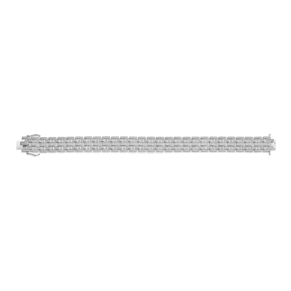 Lab Grown Diamond Watch Bracelet 14k White Gold 6in 6.5in 7in 7.5in 8in