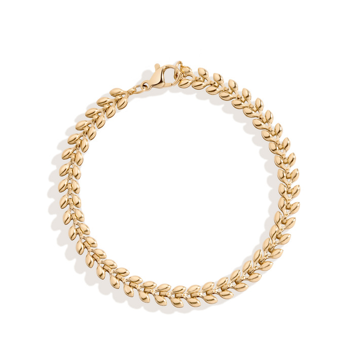 Delfina Bracelet Stainless Steel Yellow Gold 6.5in 7in 7.5in First