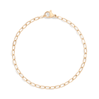 Stainless Steel Mini Paperclip Chain Bracelet