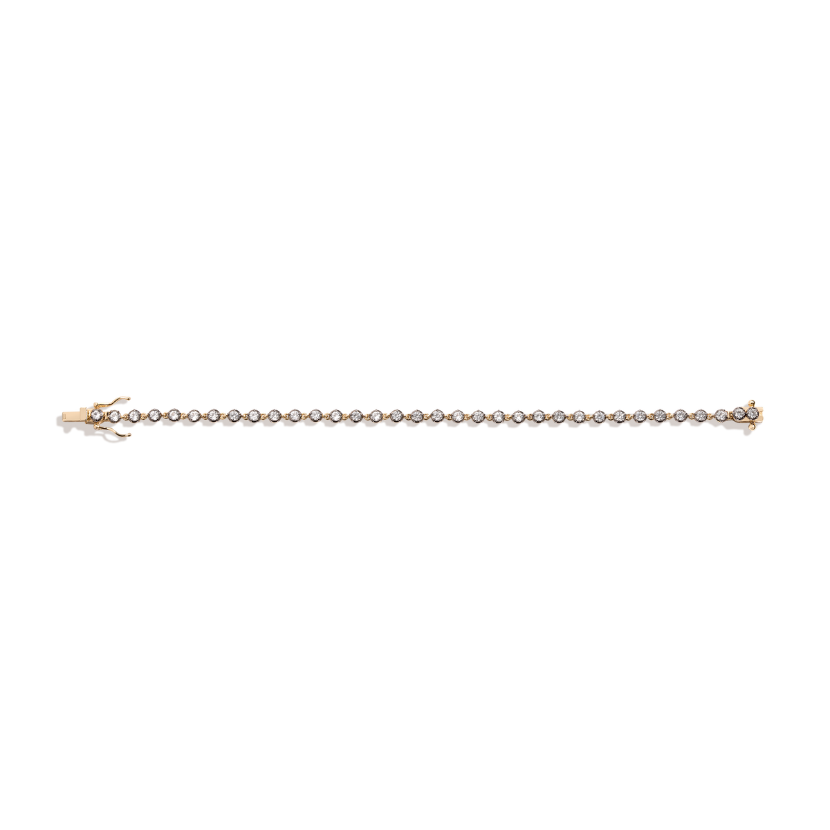 Black Rhodium Georgian Tennis Bracelet Vermeil Black Rhodium 6in 6.5in 7in 7.5in 