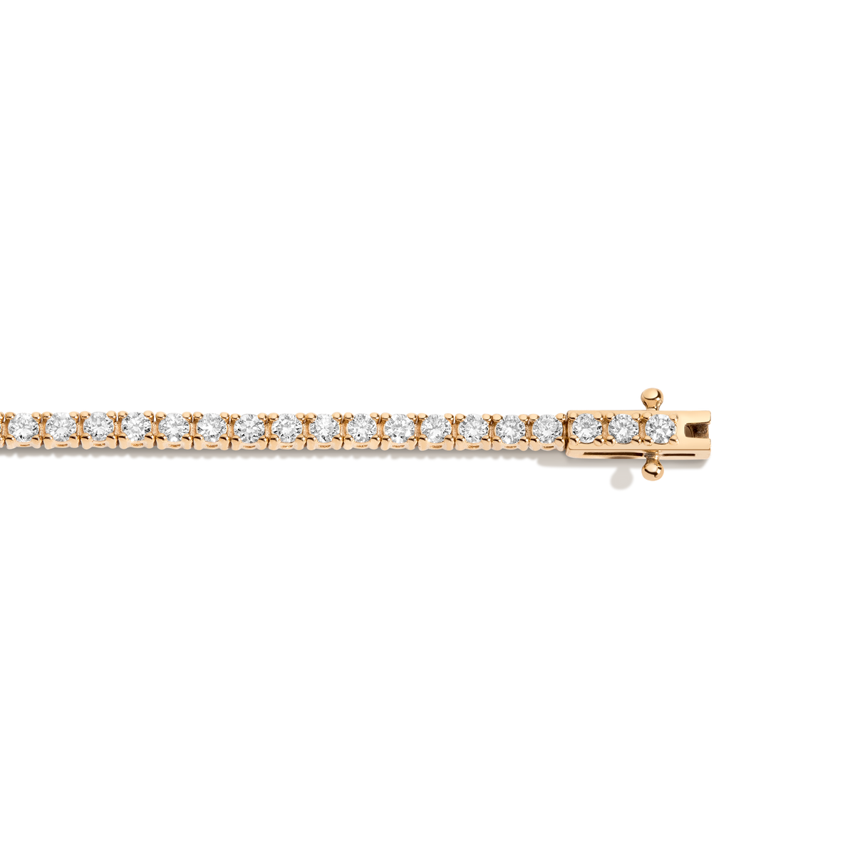 Personalized Lab Grown Diamond Tennis Bracelet 14k Yellow Gold 6in 6.5in 7in 7.5in 1 2 3 4 5 6 7 Combo Image