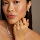 10ct Lab Grown Diamond Emerald Cut Ring