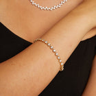 8ct Lab Grown Diamond Tennis Bar Bracelet
