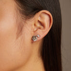 0.5ct Oval Lab Grown Diamond Stud Earrings