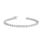 Lab Grown Diamond Emerald Tennis Bracelet