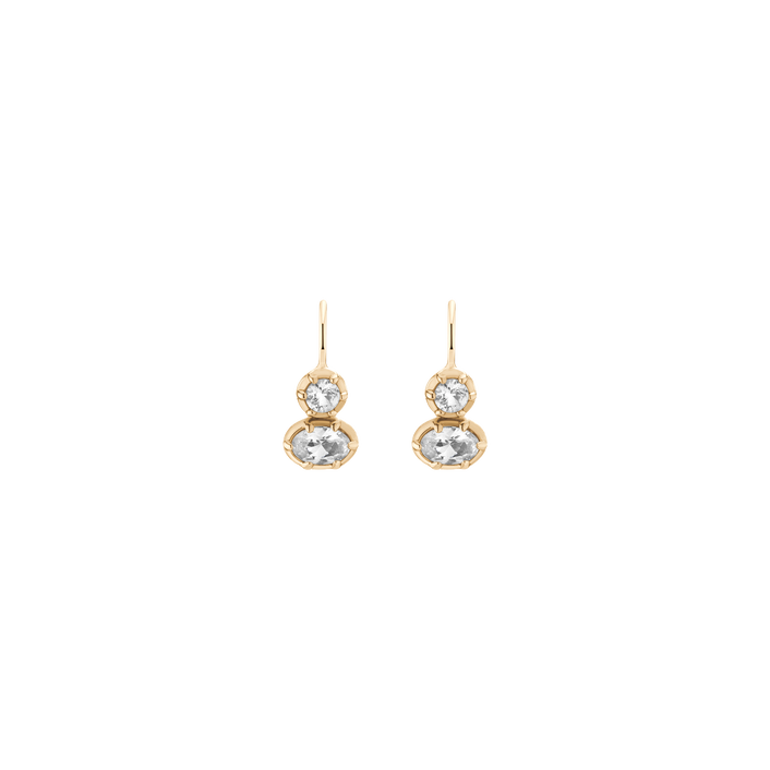 Aurate x Molly Dickson: Georgian Drop Earrings Vermeil Yellow Gold First