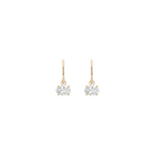 Aurate x Molly Dickson: Oval Lab Grown Diamond Huggie Earrings