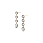 Aurate x Molly Dickson: Georgian Tennis Earrings