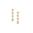 Aurate x Molly Dickson: Georgian Tennis Earrings