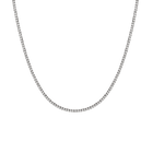 Aurate x Molly Dickson: Classic Black Rhodium Tennis Necklace