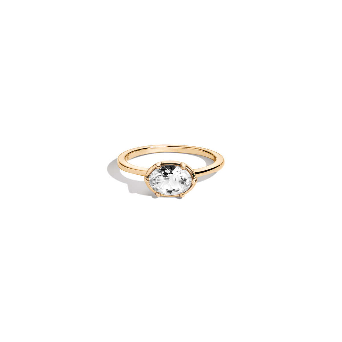 Aurate x Molly Dickson: Oval Georgian Ring Vermeil Yellow Gold