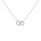 Double Lab Grown Diamond Connection Necklace