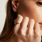 Stainless Steel Crossover Ring