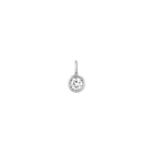 Round Lab Grown Diamond Bezel Pendant