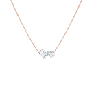 Toi et Moi Gemstone Mini Heirloom Necklace