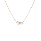 Toi et Moi Gemstone Mini Heirloom Necklace