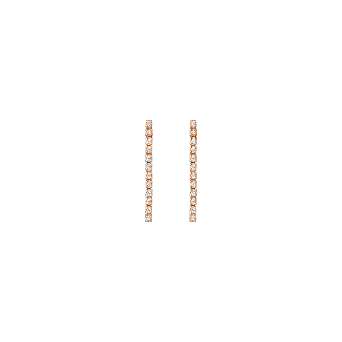 Petite Lab Grown Diamond Tennis Earrings