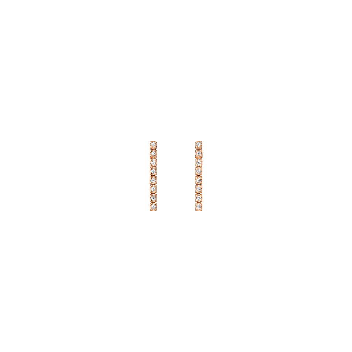 Petite Lab Grown Diamond Tennis Earrings