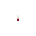 Round Cut Tennis Charm Pendant