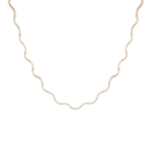 Lab Grown Diamond Wave Tennis Necklace