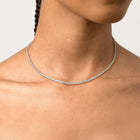 Classic Lab Grown Diamond Tennis Necklace