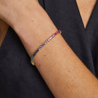 Ombré Rainbow Tennis Bracelet