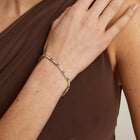 Lab Grown Diamond X Tennis Bracelet