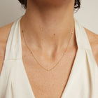 Lab Grown Diamond Station Necklace