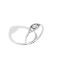 Pave Diamond Evil Eye Ring